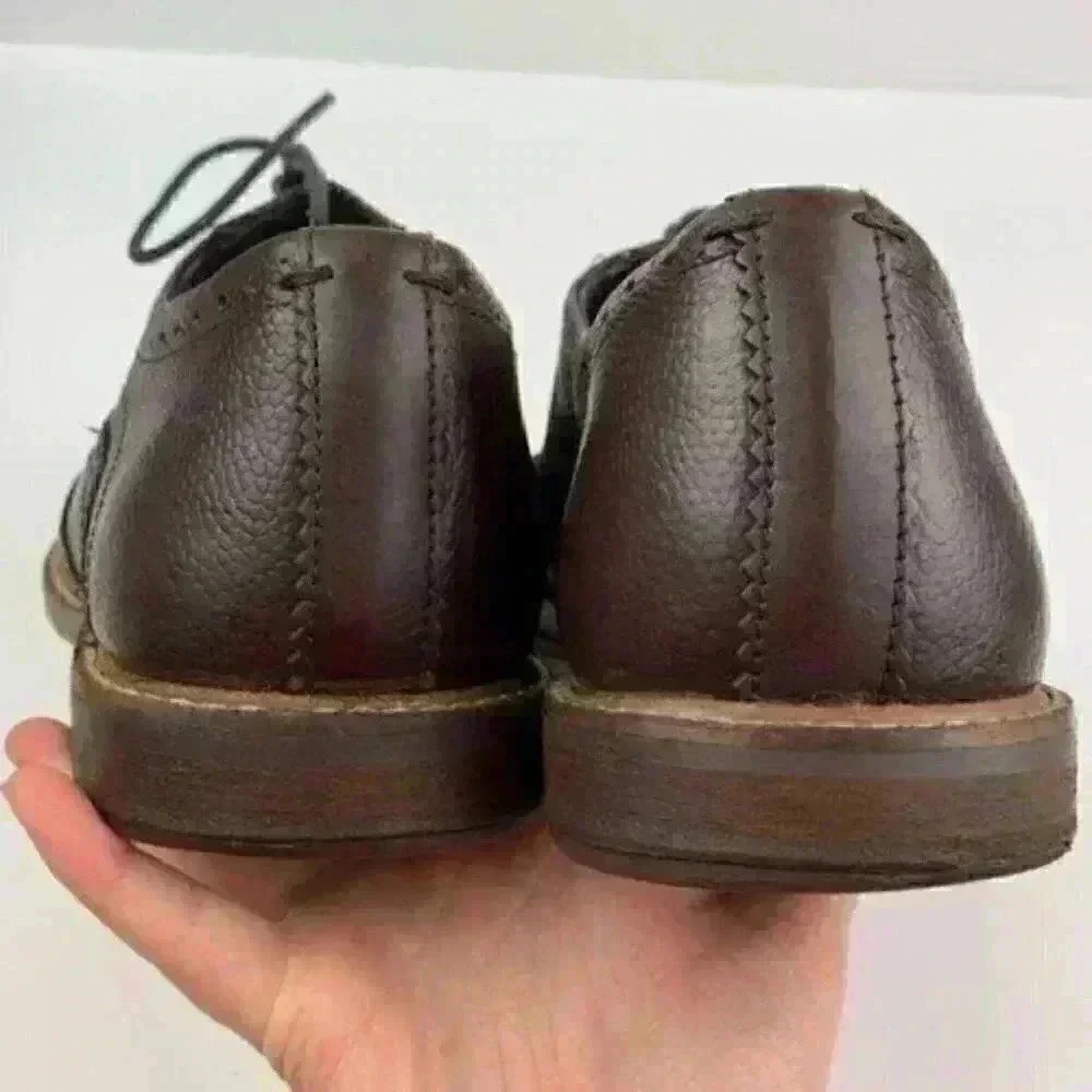 Ben Sherman mens oxfords 10 43 chocolate brown